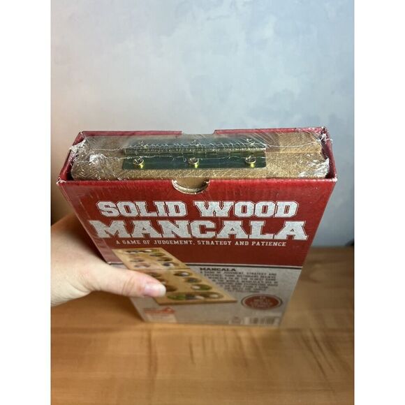 Solid Wood Mancala Game Folding  Cardinal - Picture 4 of 5